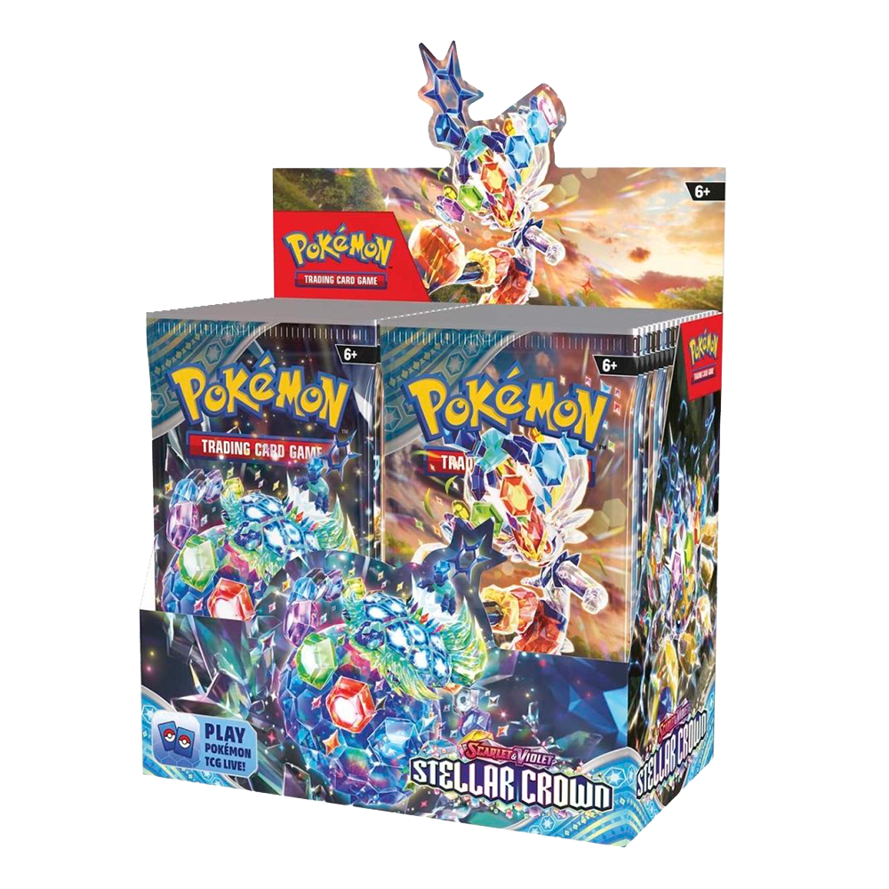 Pokemon Scarlet And Violet Stellar Crown Booster By The Pack (Single Pack Sales) 1