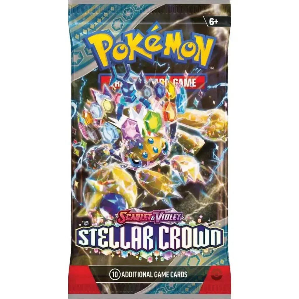 Pokemon Scarlet And Violet Stellar Crown Booster By The Pack (Single Pack Sales) 