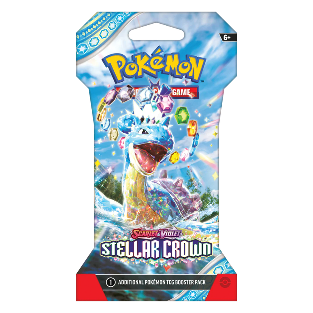 Pokemon Scarlet And Violet Stellar Crown Sleeved Booster Pack 1