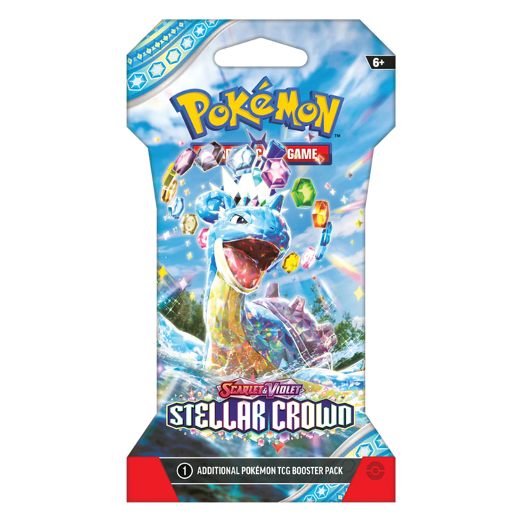 Pokemon Scarlet And Violet Stellar Crown Sleeved Booster Pack 1