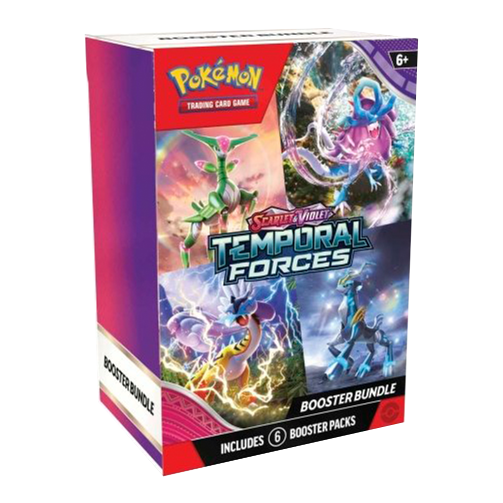 Pokemon Scarlet And Violet Temporal Forces Booster Bundle 1