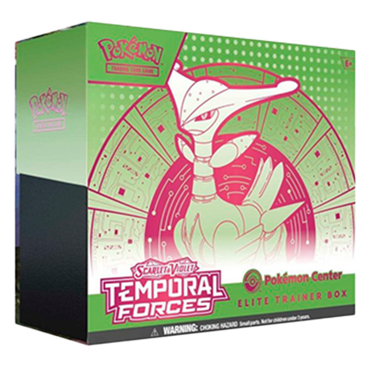 Pokemon Scarlet And Violet Temporal Forces Elite Trainer Box Iron Leaves 1