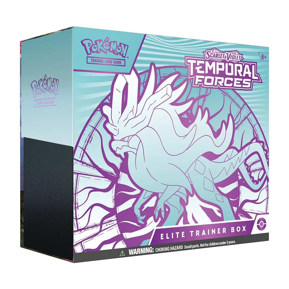 Pokemon Scarlet And Violet Temporal Forces Elite Trainer Box Walking Wake 1