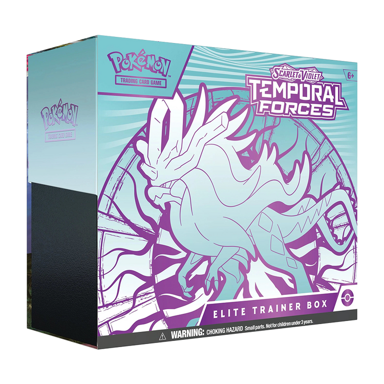 Pokemon Scarlet And Violet Temporal Forces Elite Trainer Box Walking Wake 1