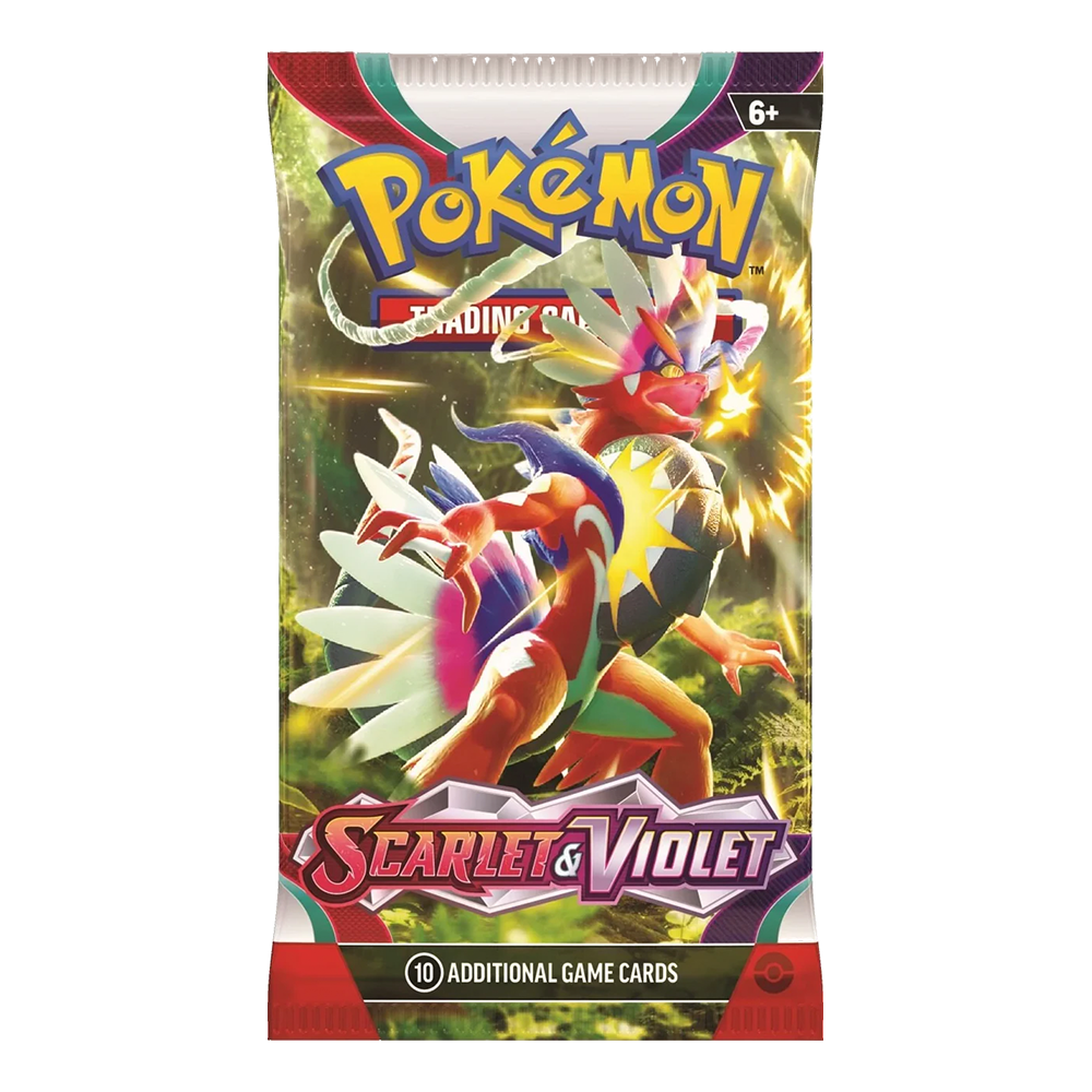 Pokemon Scarlet & Violet Booster Pack (Single Pack Sales) 1