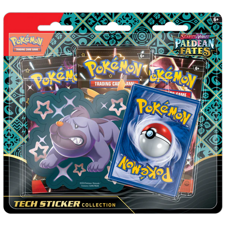 Pokemon Scarlet & Violet Paldean Fates Tech Sticker Collection Maschiff 1