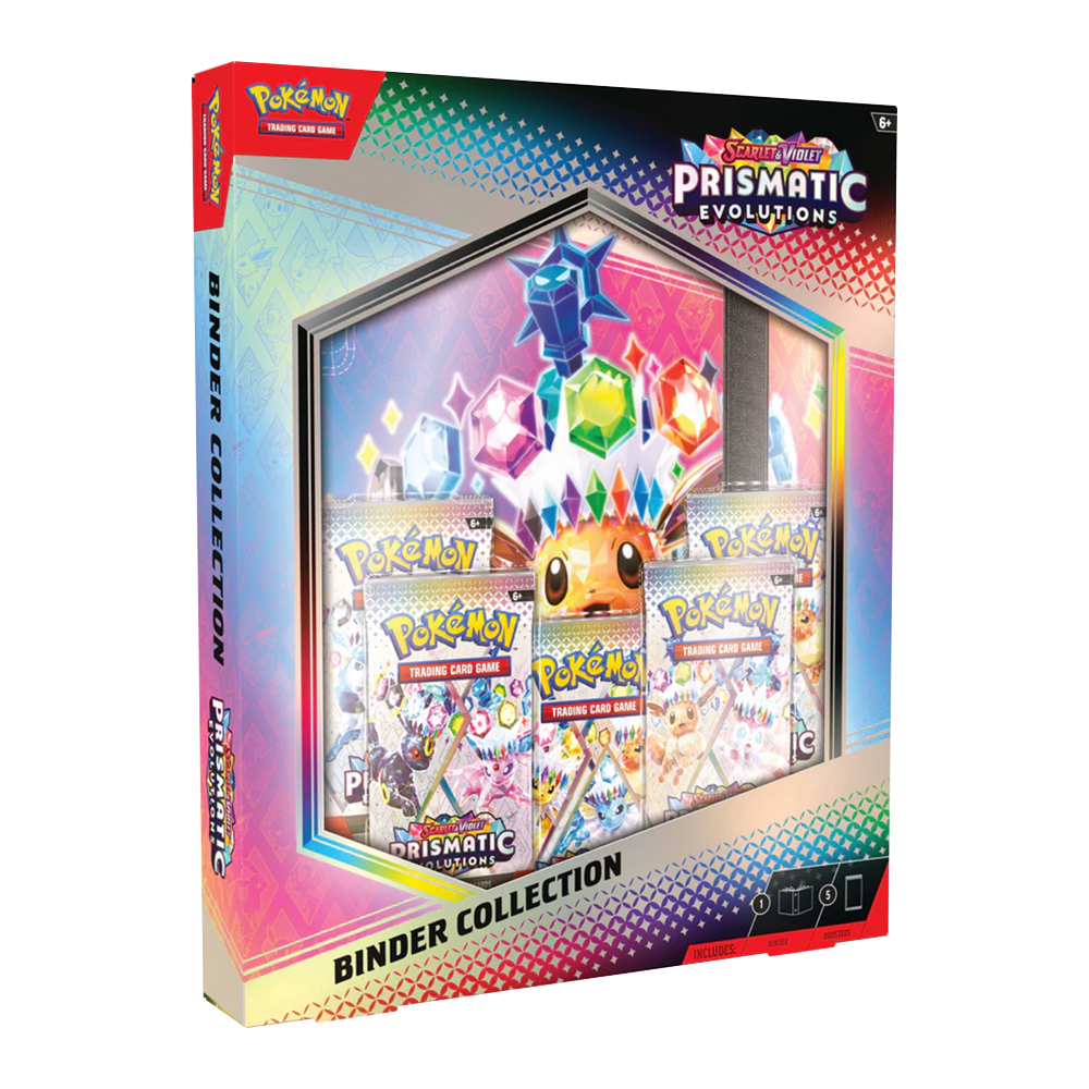 Pokemon Scarlet & Violet Prismatic Evolutions Binder Collection (Pre-Order)