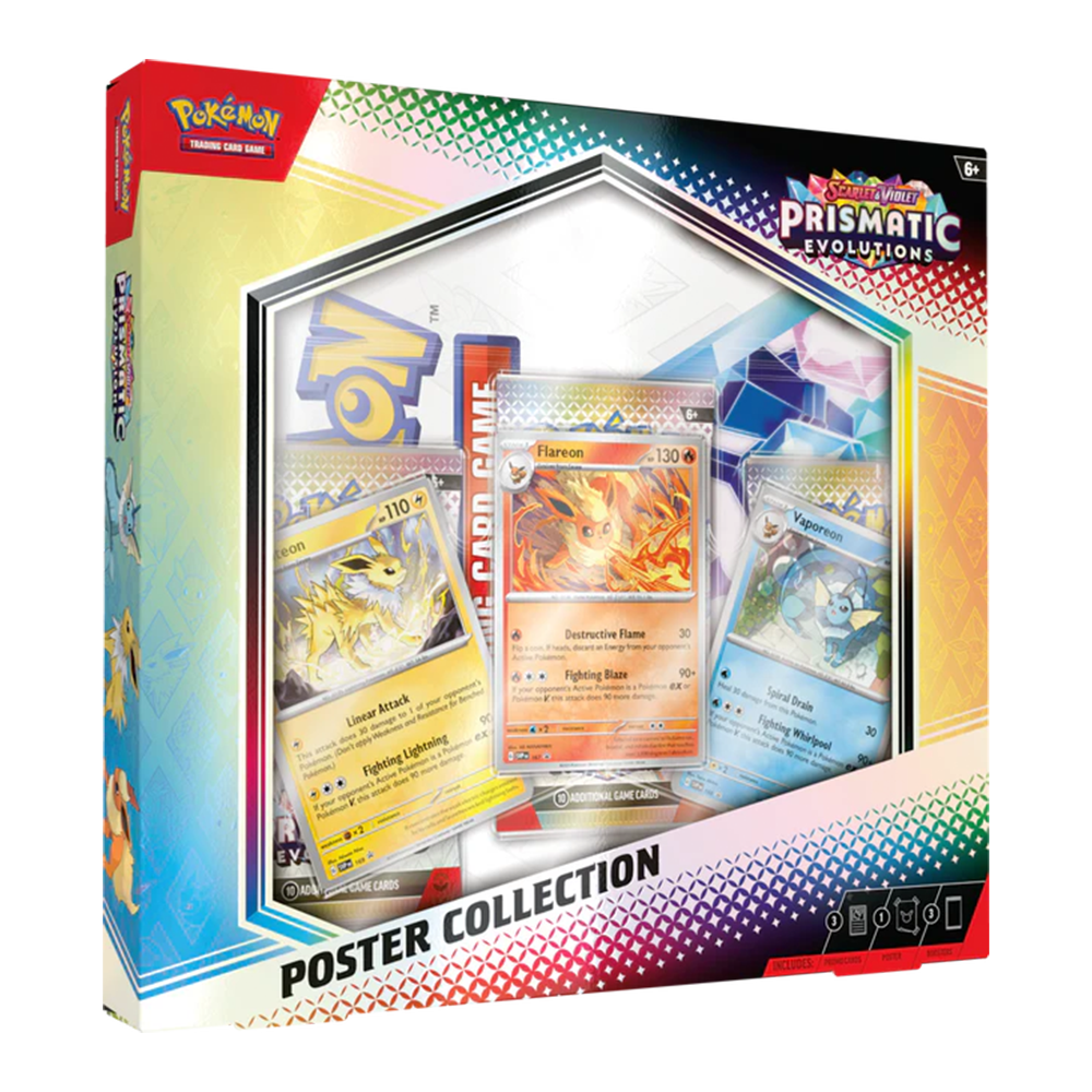 Pokemon Scarlet & Violet Prismatic Evolutions Poster Collection (Pre-Order)