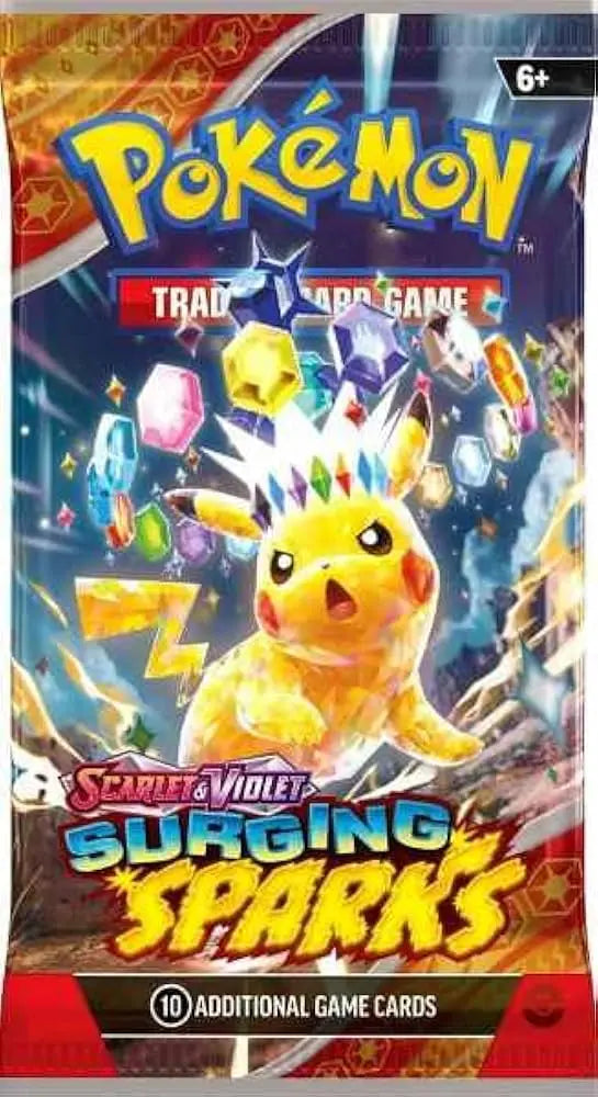 Pokemon Scarlet and Violet Surging Sparks Booster Pack (Single Pack Sales) 