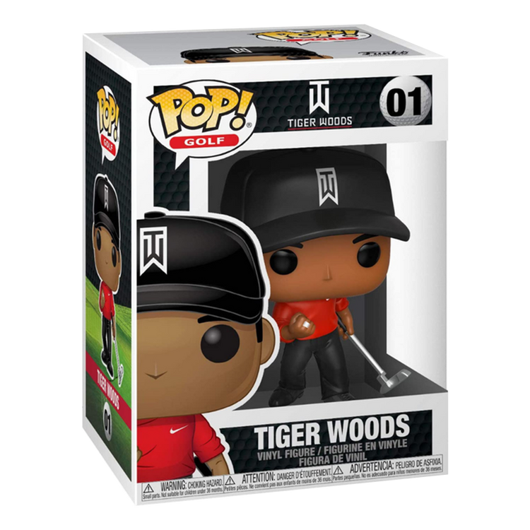 Pop! Golf: Tiger Woods Red Shirt Funko Vinyl Figure 1