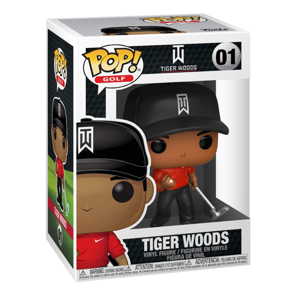 Pop! Golf: Tiger Woods Red Shirt Funko Vinyl Figure 1