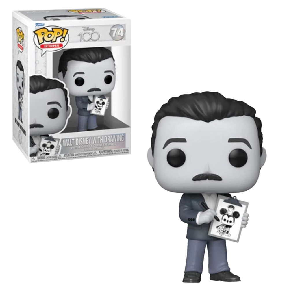 Pop! Icons: Disney 100Th Anniversary Walt Disney With Drawing Funko 1