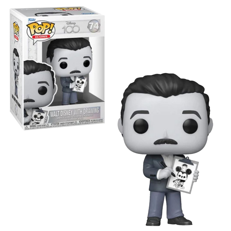 Pop! Icons: Disney 100Th Anniversary Walt Disney With Drawing Funko 1