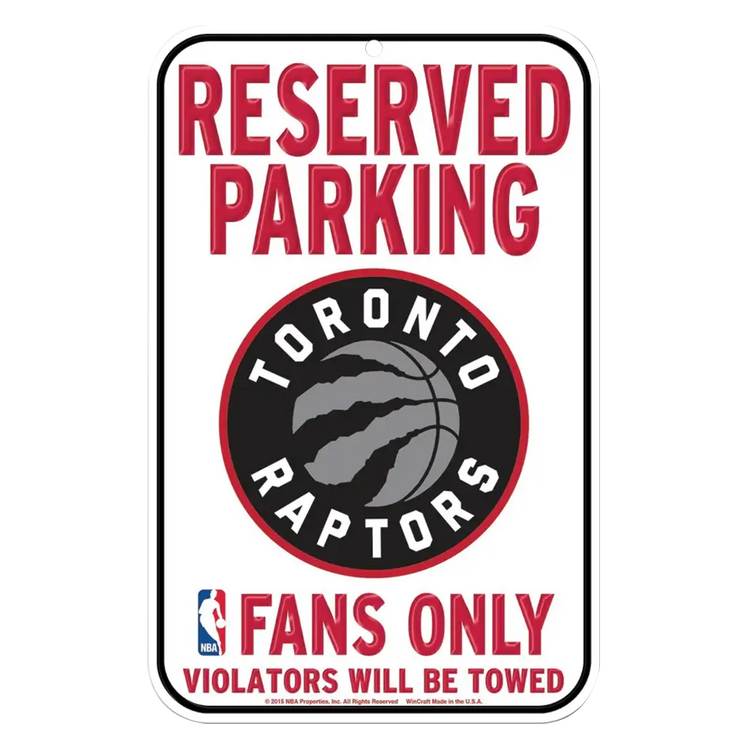 Reserved Parking Toronto Raptors 