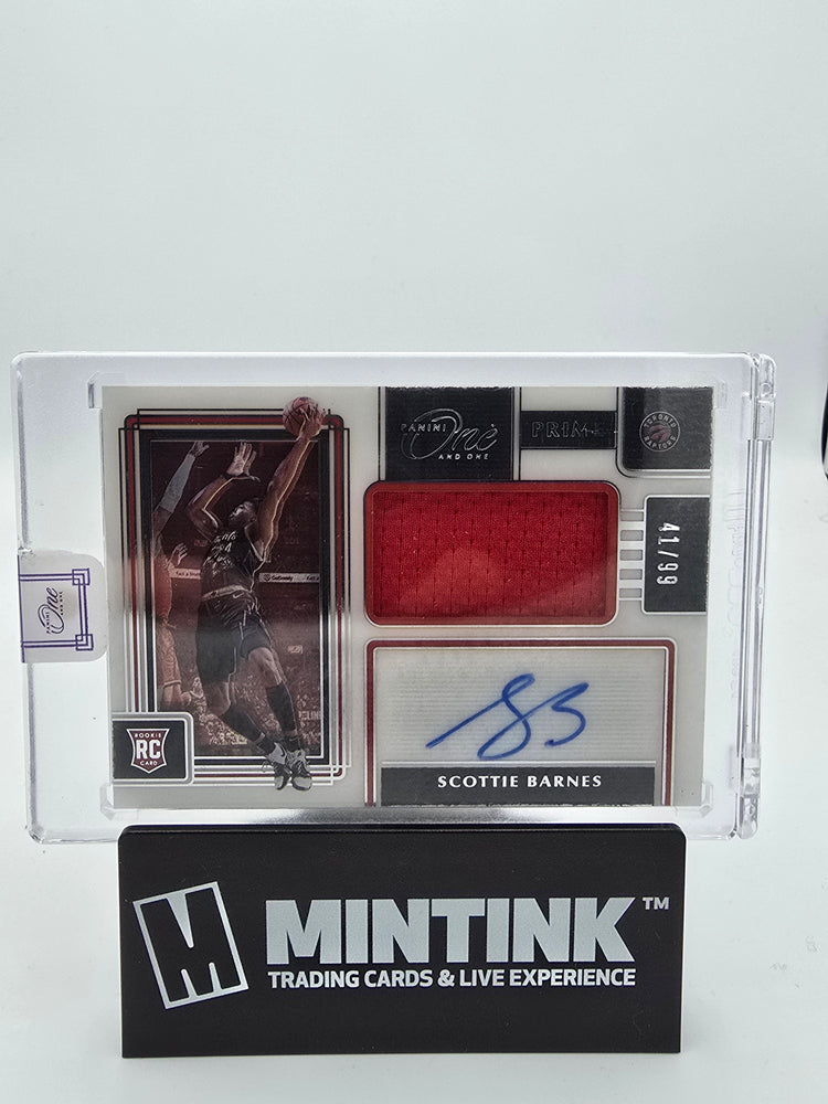 2021-22 Panini One And One Basketball Scottie Barnes Prime RPA 41/99 #PR-SBN 