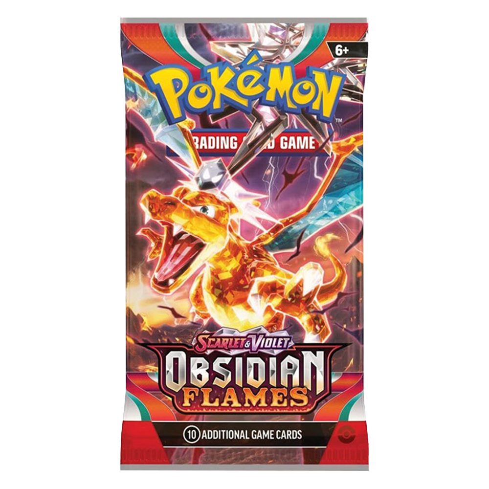 Scarlet And Violet Obsidian Flames Booster Pack (Single Pack Sales) 