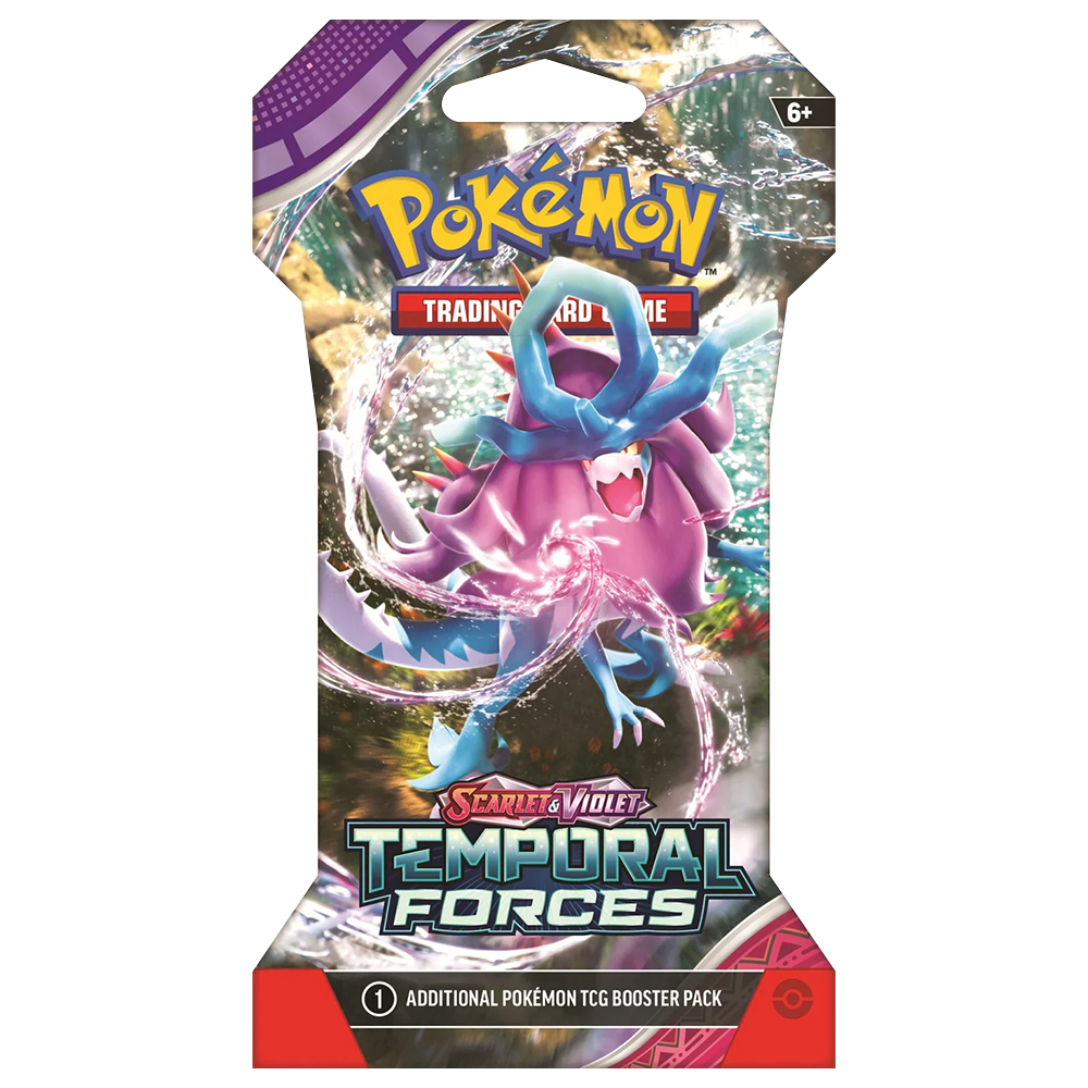 Scarlet And Violet Temporal Forces Sleeved Booster Pack 1