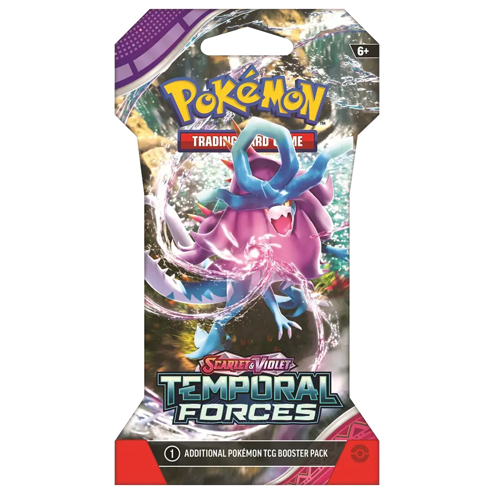 Scarlet And Violet Temporal Forces Sleeved Booster Pack 