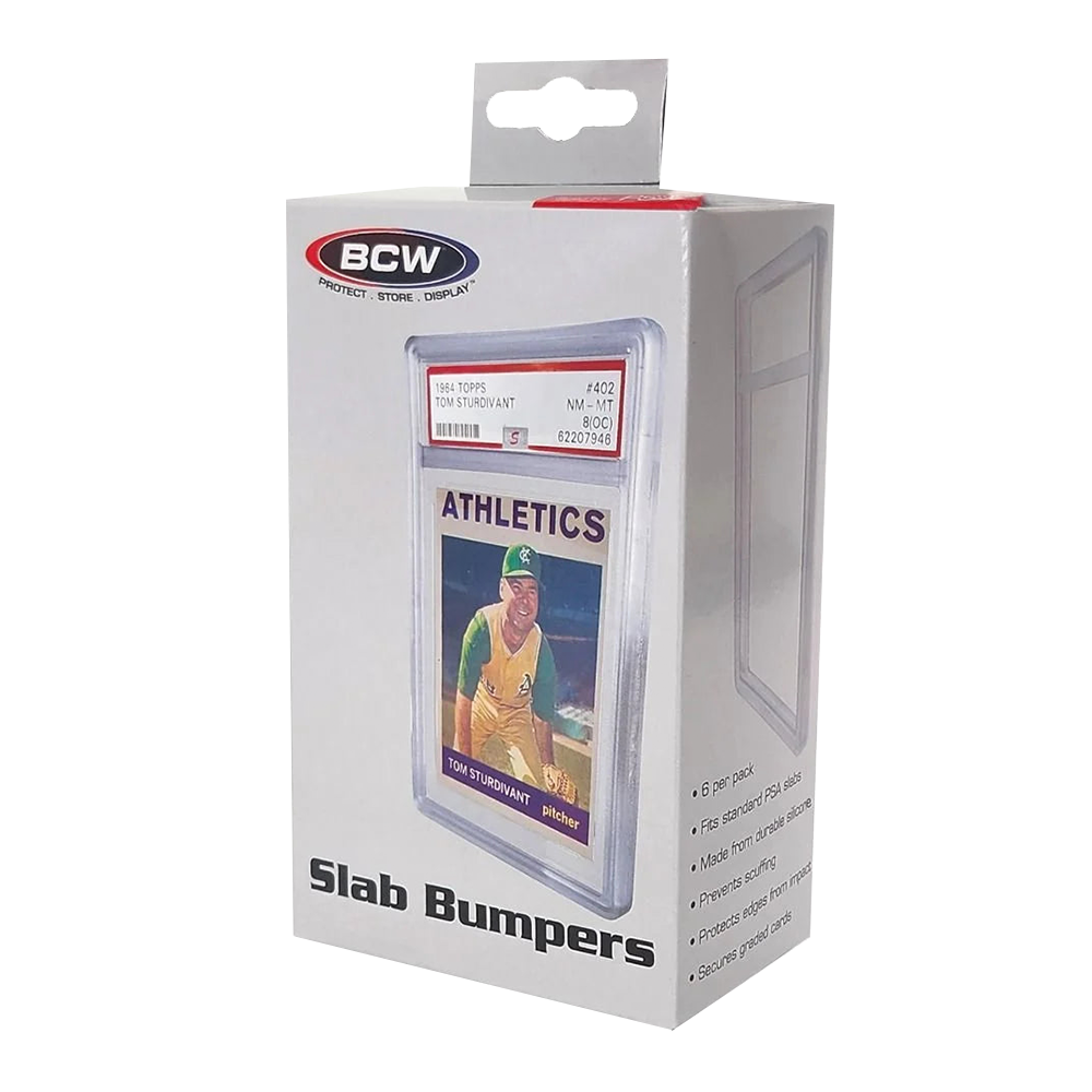 Slab Bumpers Psa Card Clear 6 Pack 1