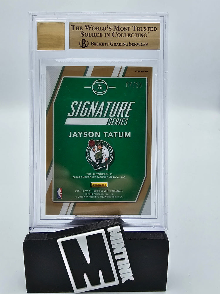 2017-18 Donruss Optic NGS 9.5 Jayson Tatum RC Signature Series Pink 07/25 