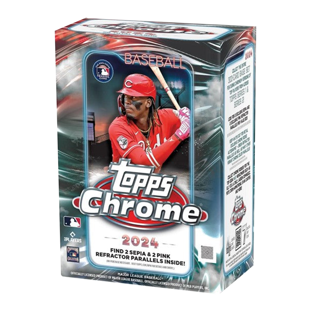 Topps 2024 Chrome Mlb Baseball Trading Cards Blaster Box 1