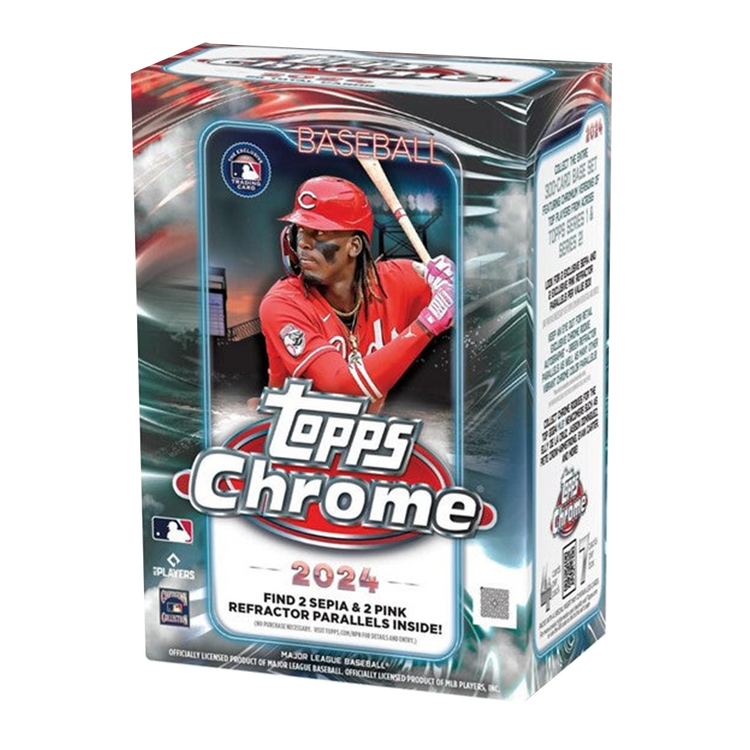 Topps 2024 Chrome Mlb Baseball Trading Cards Blaster Box 1