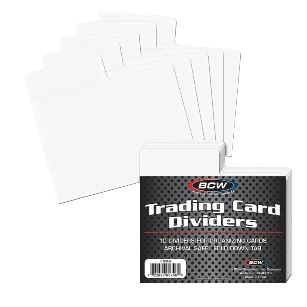 Trading Card Dividers - Horizontal 