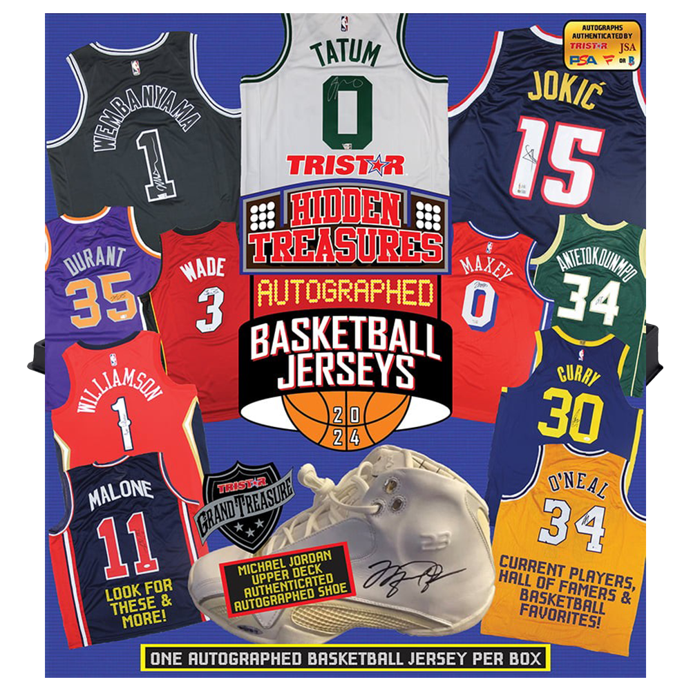 Tristar Hidden Treasures Autographed Basketball Jerseys 2024