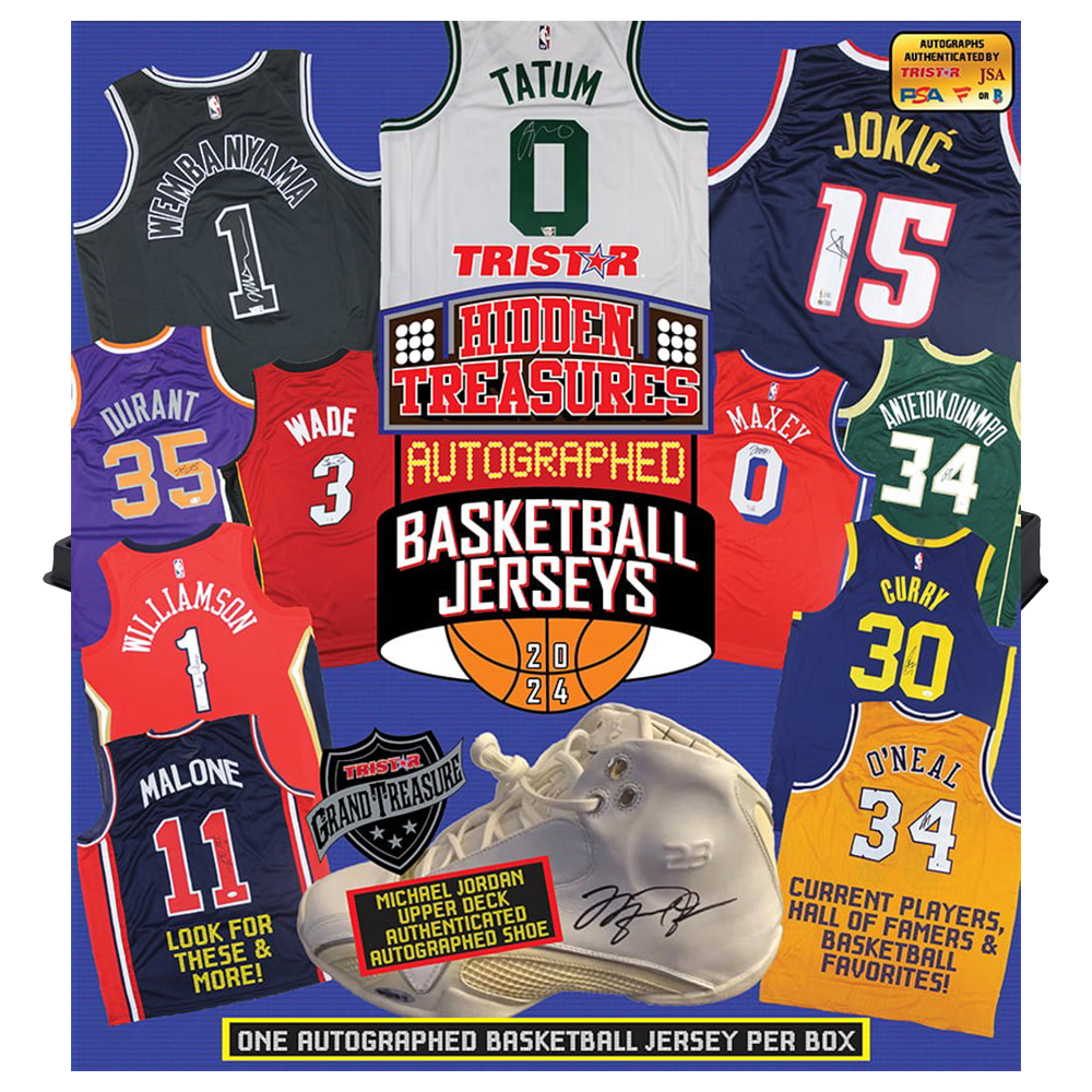 Tristar Hidden Treasures Autographed Basketball Jerseys 2024 1