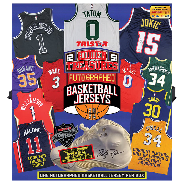 Tristar Hidden Treasures Autographed Basketball Jerseys 2024 1