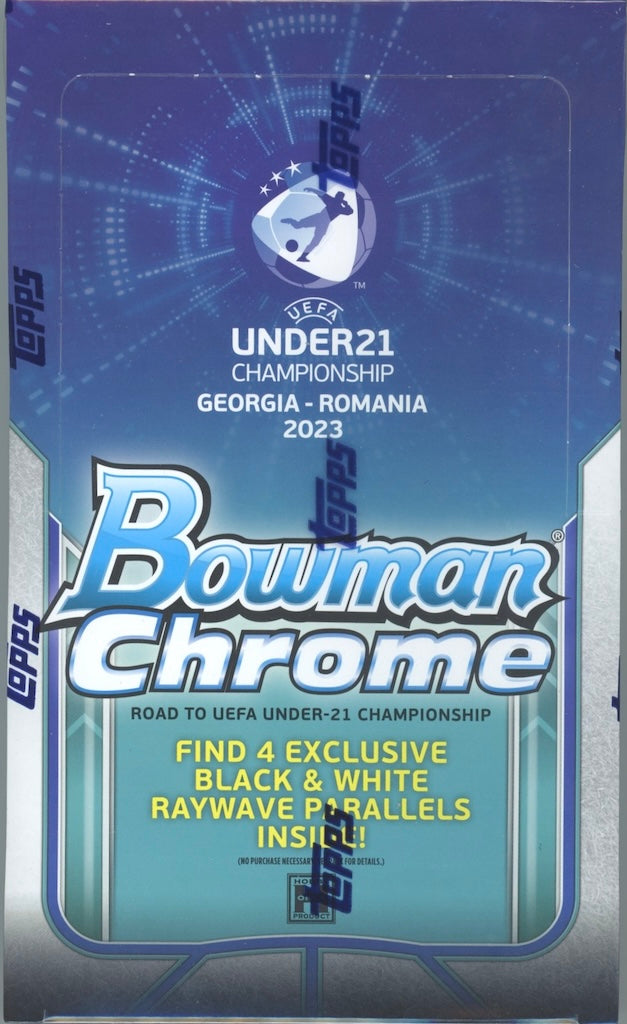 2022 Bowman Chrome Road to UEFA Under 21 European Championship Soccer Hobby Lite Box