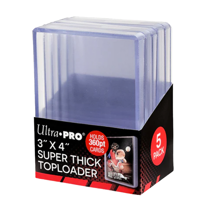 Ultra Pro Top Loaders 3x4 Super Thick 360pt Pack