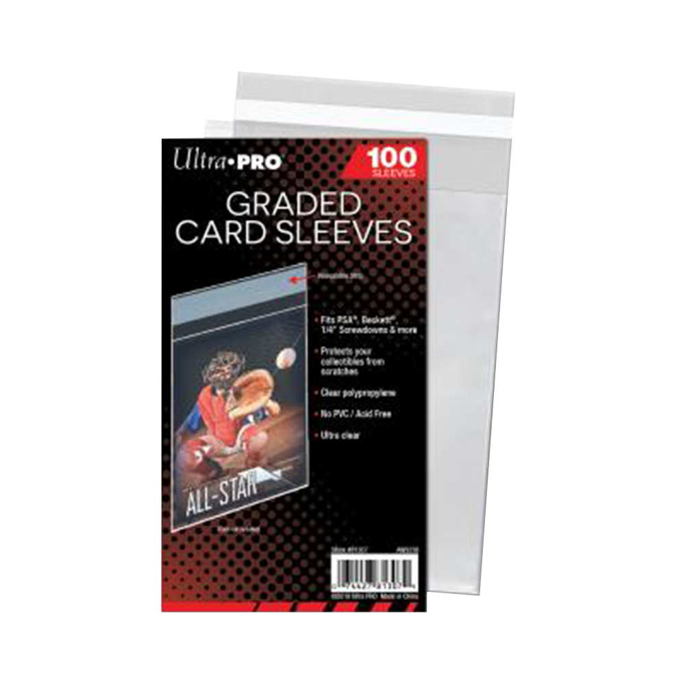 Ultra Pro 100 Ct - Graded Card Bags "Resealable" (Fits All Graded Slabs) 1