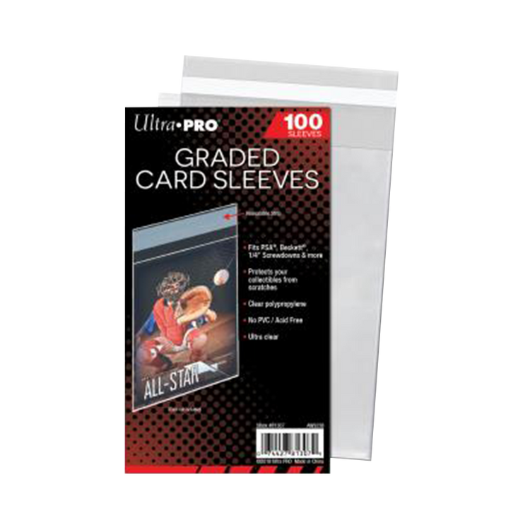 Ultra Pro 100 Ct - Graded Card Bags "Resealable" (Fits All Graded Slabs) 1