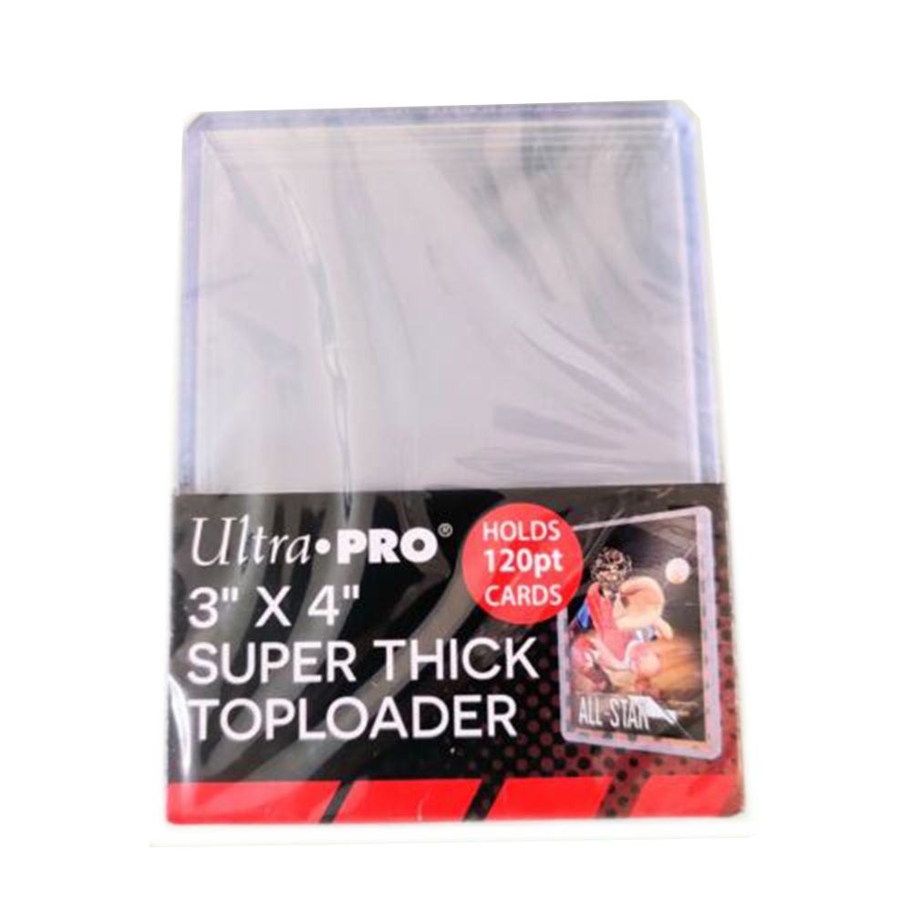 Ultra Pro 120Pt Top Loaders (10Ct) - 3" X 4" Super Thick 120 Pt Card Toploader 1