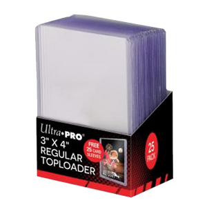 Ultra Pro 3" X 4" Clear Toploader With Card Sleeves 25Ct 1