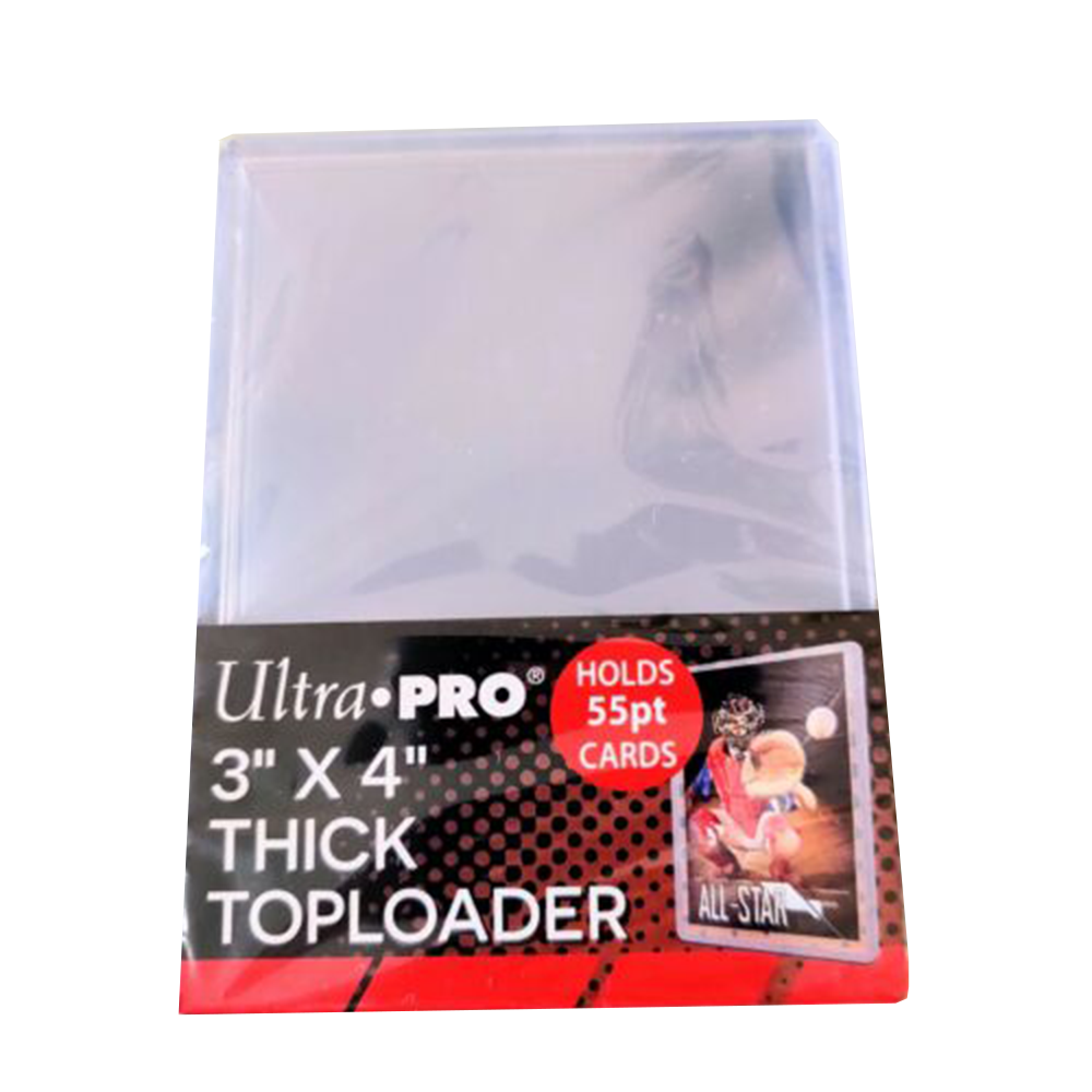 Ultra Pro 55pt Top Loaders (25ct) - 3" x 4" Thick Rigid 55 pt Card Toploader