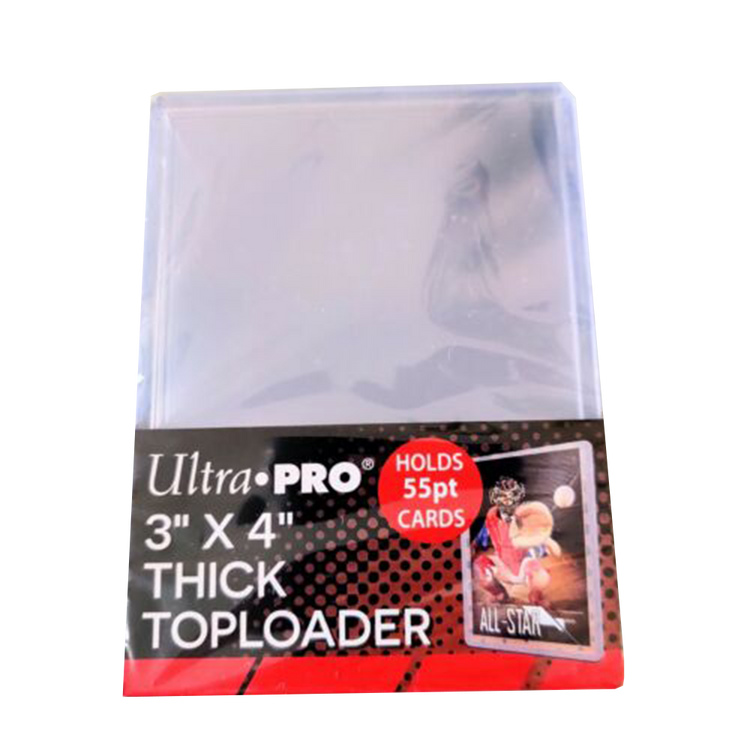 Ultra Pro 55Pt Top Loaders (25Ct) - 3" X 4" Thick Rigid 55 Pt Card Toploader 1