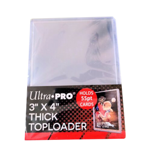 Ultra Pro 55Pt Top Loaders (25Ct) - 3" X 4" Thick Rigid 55 Pt Card Toploader 1