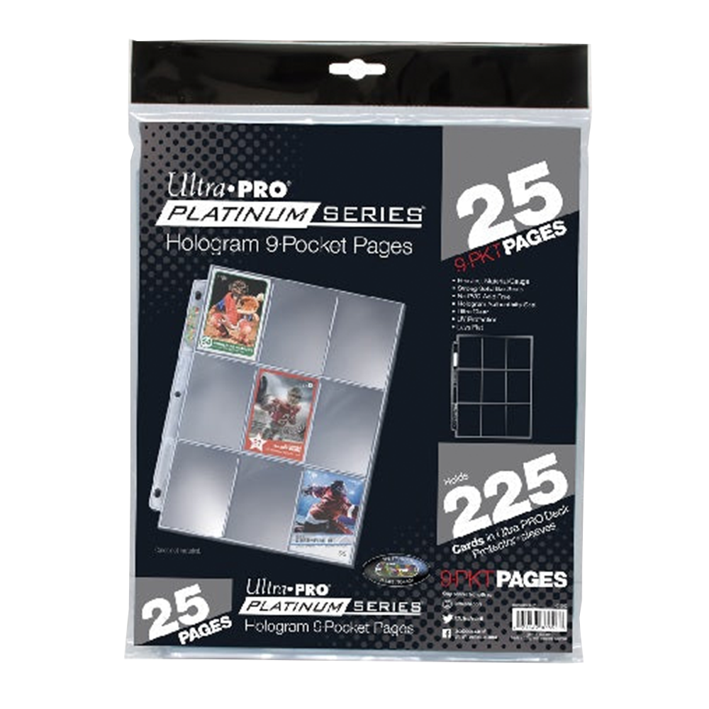 Ultra Pro 9 Pockets Pro Platinum Series 25Ct 1