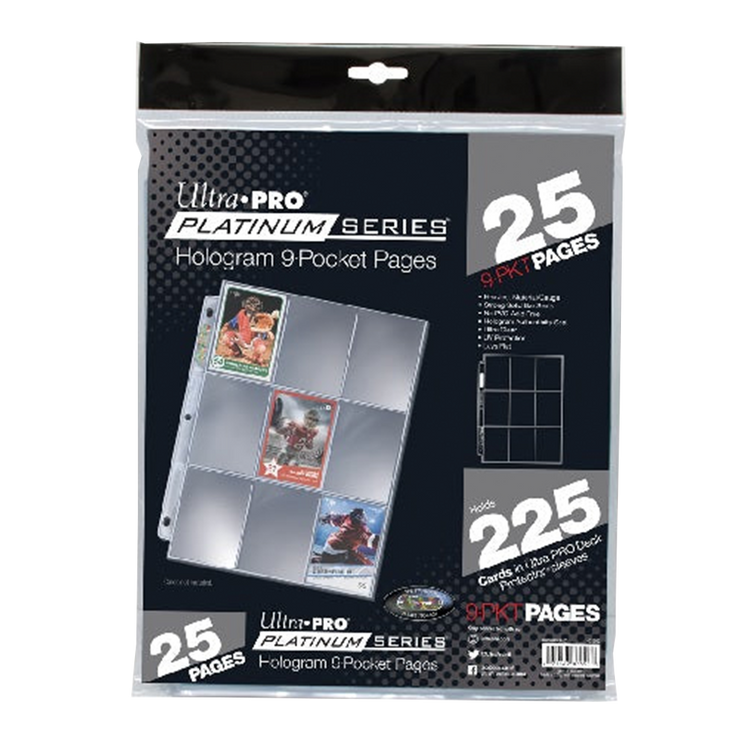 Ultra Pro 9 Pockets Pro Platinum Series 25Ct 1