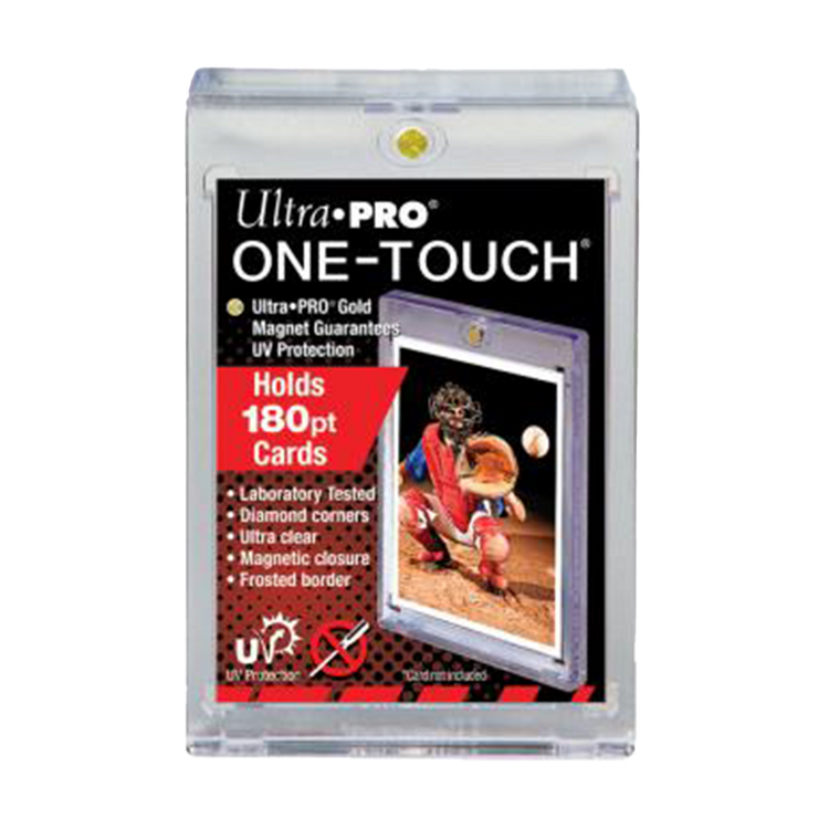 Ultra-Pro One Touch Gold Magnetic Card Holder For 180 Pt Cards 1