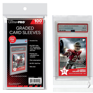 Ultra Pro Psa Graded Card Slab Resealable Sleeves (100 Ct.) 1