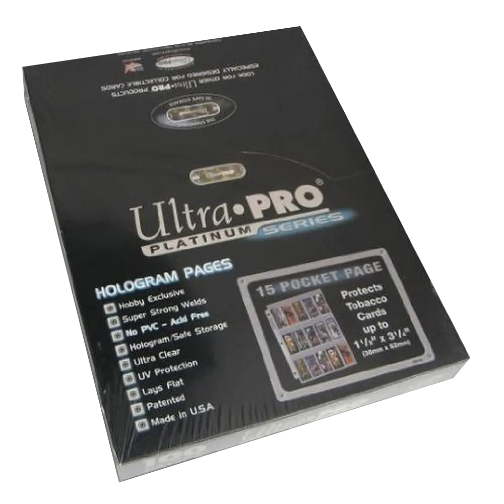 Ultra Pro Platinum Series 15-Pocket Pages 