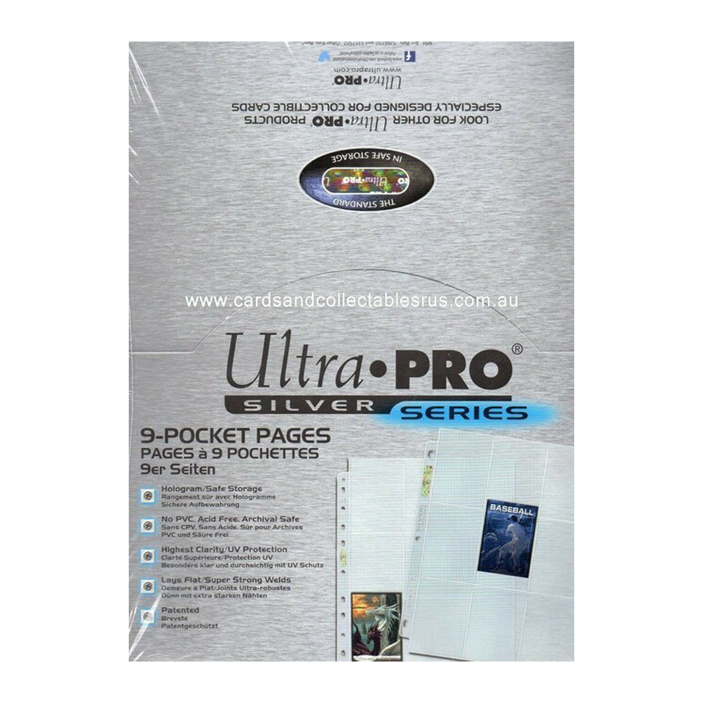 Ultra Pro Silver Series 9 Pocket Pages 1