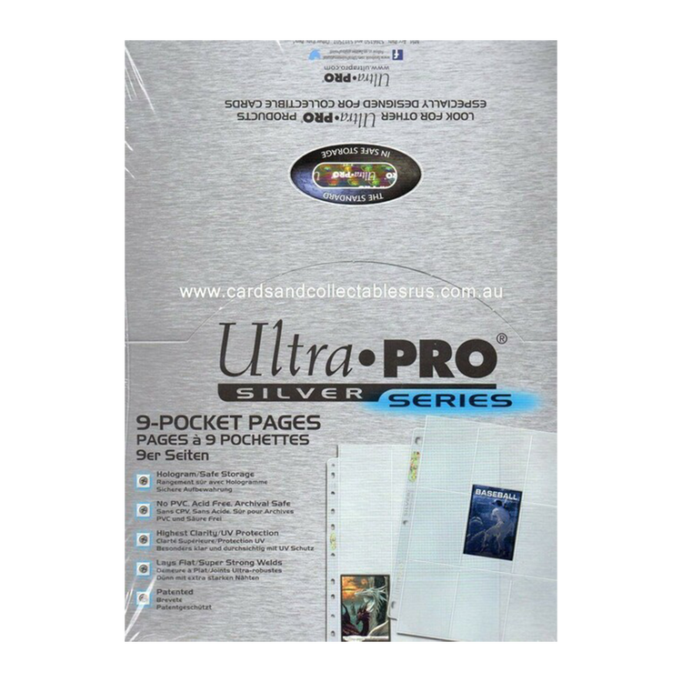 Ultra Pro Silver Series 9 Pocket Pages 1