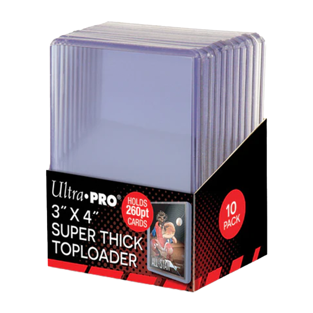 Ultra Pro Top Loaders 3X4 Super Thick 260Pt Pack 1