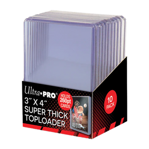 Ultra Pro Top Loaders 3X4 Super Thick 260Pt Pack 1