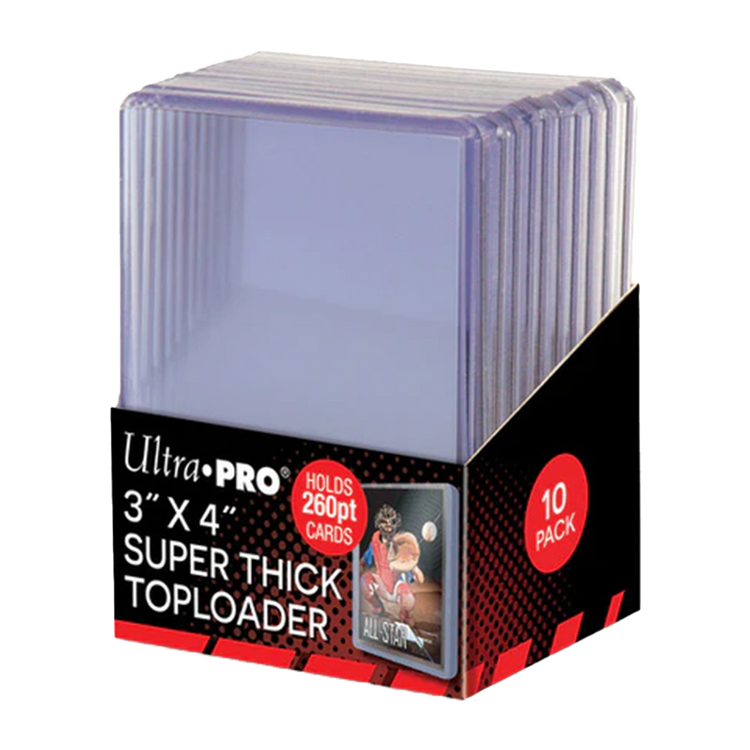 Ultra Pro Top Loaders 3X4 Super Thick 260Pt Pack 1