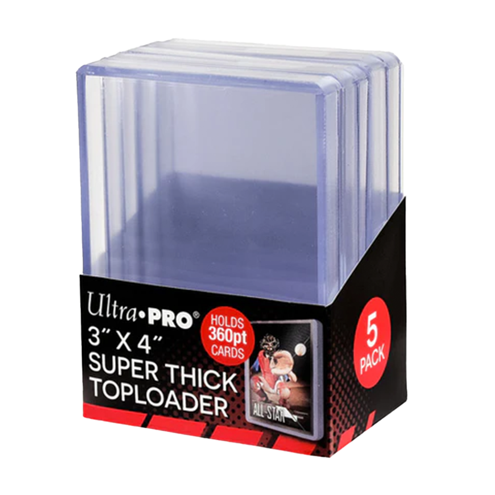 Ultra Pro Top Loaders 3X4 Super Thick 360Pt Pack 1